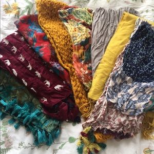 Bohemian Scarf Haul: 8 colorful scarfs!